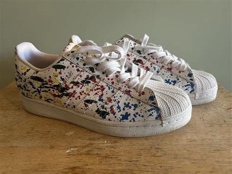 adidas originals paint splatter.